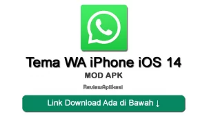 Tema WA iPhone for Android iOS 14
